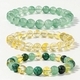 Nordic Style Beaded Crystal Bracelet 3-Piece Set