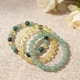 Nordic Style Beaded Crystal Bracelet 3-Piece Set