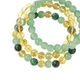 Nordic Style Beaded Crystal Bracelet 3-Piece Set