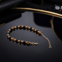 L2302-Natural Tiger's Eye Bracelet Tiger Eye Square Natural Stone Beaded Bracelet For Men