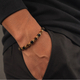 L2302-Natural Tiger's Eye Bracelet Tiger Eye Square Natural Stone Beaded Bracelet For Men