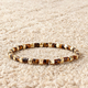 Armband aus natürlichem Stein mit Perlen, bunter Retro-Bohemian-Schmuck für Damen