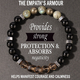 Natural Pyrite Smoky Quartz Beaded Bracelet For Men