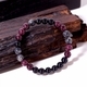 Vintage handgefertigtes Armband mit roten Granatperlen