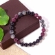 Vintage handgefertigtes Armband mit roten Granatperlen