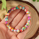 Bohemian-Regenbogen-Regenblumenstein-Armband