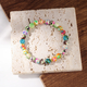 Bohemian-Regenbogen-Regenblumenstein-Armband