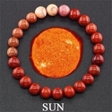 Eight Planets Natural Tiger Eye Beaded Bracelet For Men