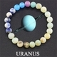 Armband mit acht Planeten aus natürlichem Tigerauge mit Perlen für Herren