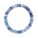 Aquamarine Blue Cracked Ice Beaded Bracelet