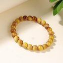 Tigeraugen-Armband mit Perlen, Wohlstandsstil