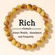Tiger Eye Beaded Bracelet Wealth Style