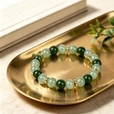 L2264-Foreign Trade Bracelet Green Aventurine Bead Bracelet For Men And Women