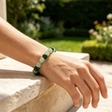 L2264-Foreign Trade Bracelet Green Aventurine Bead Bracelet For Men And Women
