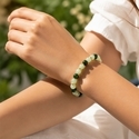 L2264-Foreign Trade Bracelet Green Aventurine Bead Bracelet For Men And Women