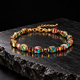 L2308-New Bracelet Vintage Court Style Distressed Imperial Stone Beaded Bracelet