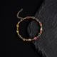 L2308-New Bracelet Vintage Court Style Distressed Imperial Stone Beaded Bracelet