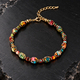 L2308-New Bracelet Vintage Court Style Distressed Imperial Stone Beaded Bracelet