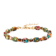 L2308-New Bracelet Vintage Court Style Distressed Imperial Stone Beaded Bracelet