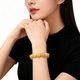 Yellow Crystal Round Bead Bracelet Hand Jewelry