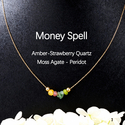 Minimalist Natural Stone Beaded Bracelet Necklace Set