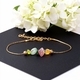 Minimalist Natural Stone Beaded Bracelet Necklace Set