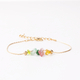 Minimalist Natural Stone Beaded Bracelet Necklace Set