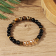 Vintage Faceted Crystal Stone Bead Bracelet For Women