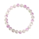 Purple-Red Gradient Cat's Eye Beaded Bracelet Natural Stone Handmade Jewelry