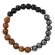 Natural Tiger Eye Beaded Bracelet With Card