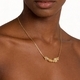 Crushed Stone Necklace Bracelet Set European American Collarbone Chain