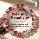 Bohemian Round Bead Crystal Bracelet Imitation Red Agate