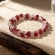 Bohemian Round Bead Crystal Bracelet Imitation Red Agate