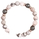Pink Zebra Natural Stone Bracelet