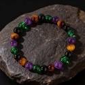 Round Bead Crystal Bracelet With Imperial Stone For Women
