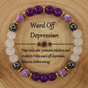Round Bead Crystal Bracelet With Imperial Stone For Women
