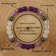 Round Bead Crystal Bracelet With Imperial Stone For Women