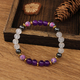 Round Bead Crystal Bracelet With Imperial Stone For Women