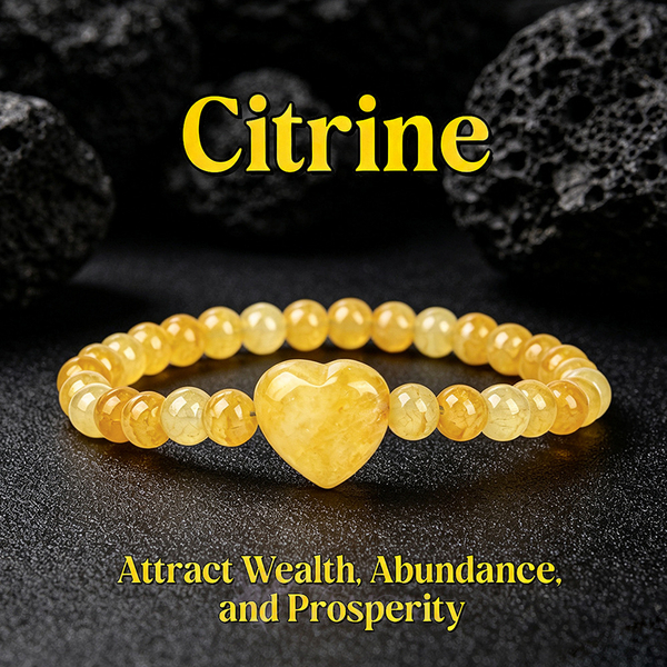 L2315-Heart Bracelet Round Bead Heart Crystal Bracelet For Women