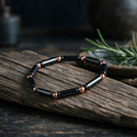 Black Gallstone Beaded Bracelet European American Style