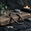 Black Gallstone Beaded Bracelet European American Style