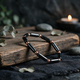 Black Gallstone Beaded Bracelet European American Style