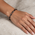 Black Gallstone Beaded Bracelet European American Style