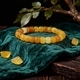 Unregelmäßiges facettiertes Citrin-Perlenarmband