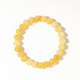 Unregelmäßiges facettiertes Citrin-Perlenarmband
