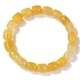 Unregelmäßiges facettiertes Citrin-Perlenarmband