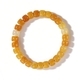 Unregelmäßiges facettiertes Citrin-Perlenarmband