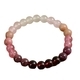 Naturstein-Kristall-Perlenarmband Rosa Granat