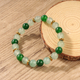 Grünes Dongling-Kristall-Armband für Damen Naturstein Glück