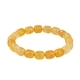 Boheme handgefertigtes Perlenarmband Gelber Kristall